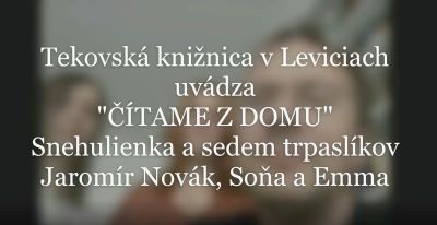 "ČÍTAME Z DOMU"